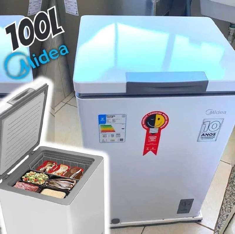 Freezer Horizontal Midea 100 Litros MDRC151FZD013